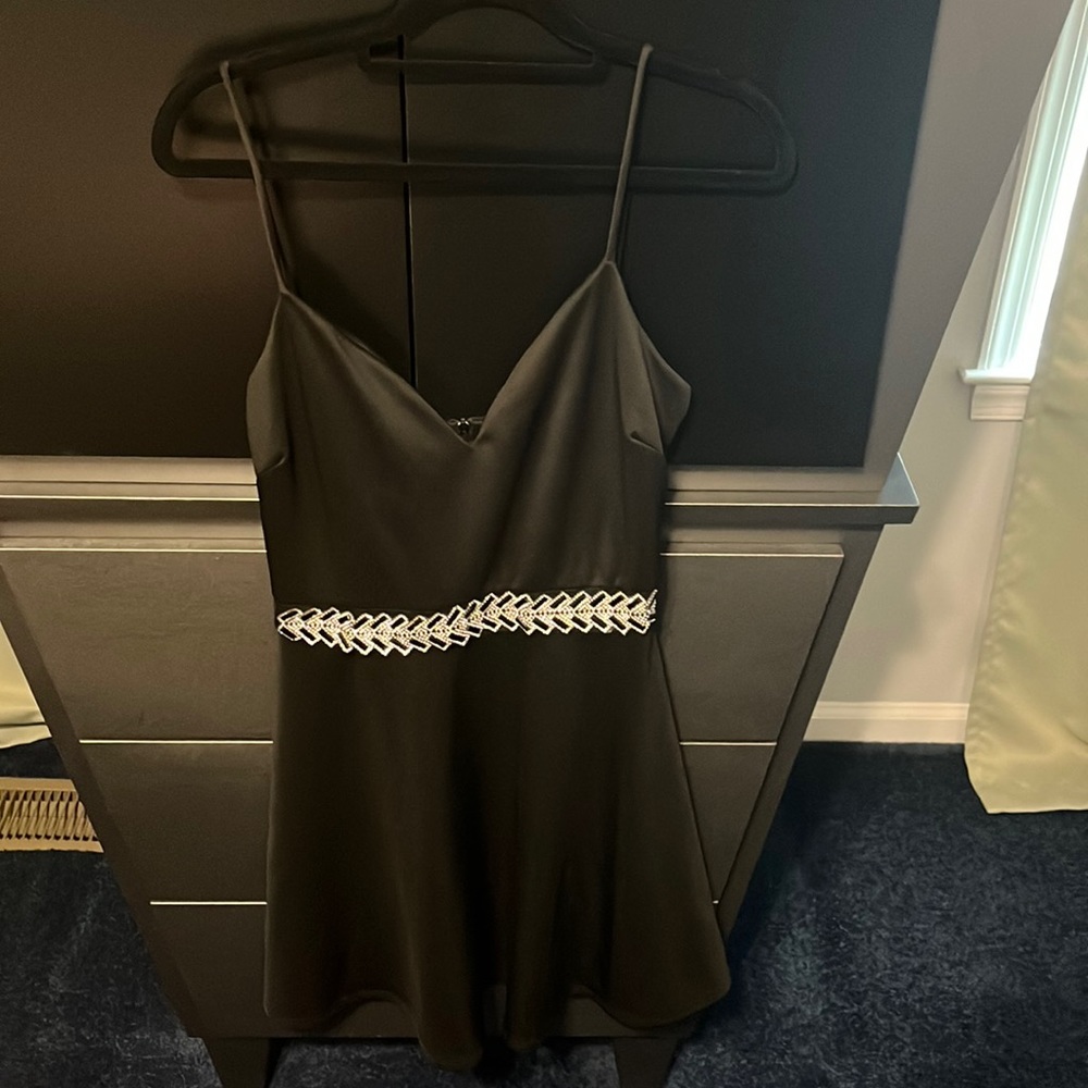 Short black formal dress
